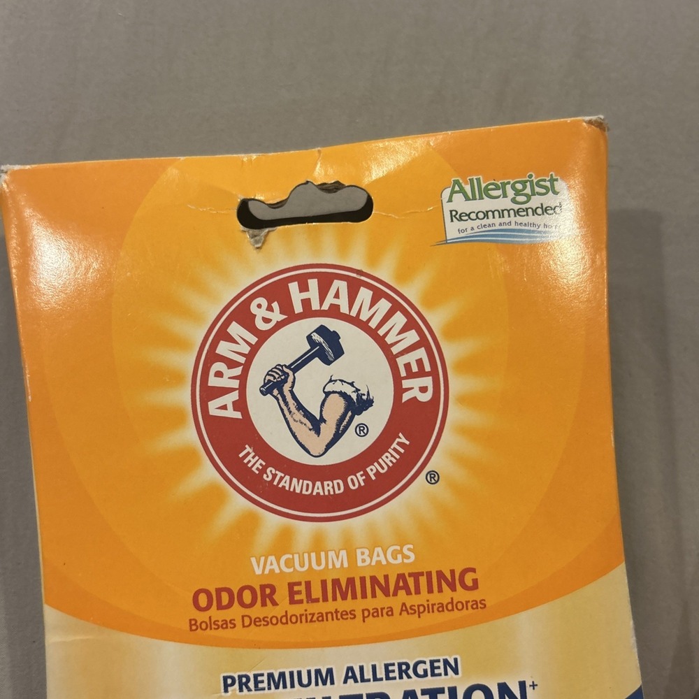 2 Pks Arm & Hammer Eureka/Hoover L R30 Odor Eliminating Vacuum Bags (3 per)‎ - Picture 5 of 7